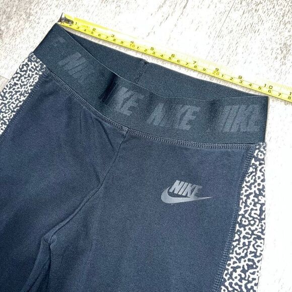 Nike Leg-A-See-Stirrup Leopard Print Colorblock Side Stripe Leggings, Women’s XS - Picture 9 of 16